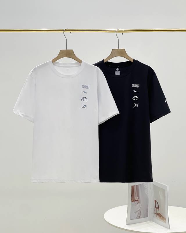 Descente Training Moisture-absorbing and quick-drying men's short-sleeved T-shir