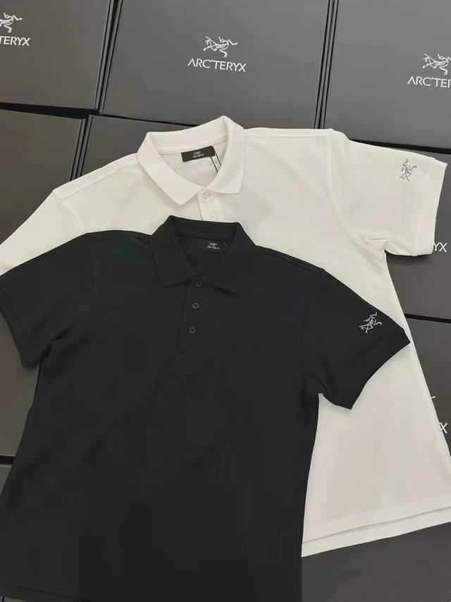 Arc'teryx Arcteryx 2025Ss new embroidered couple casual Polo shirt short-sleeved