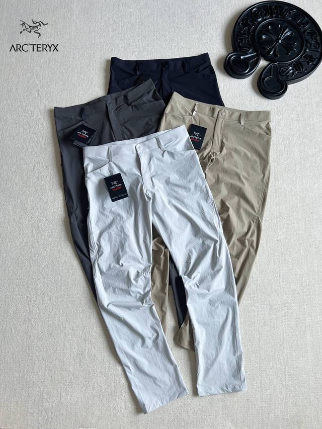 Arcteryx Creston Ar Pant Solid Color Side Zipper Pocket Straight Jogging Knitted