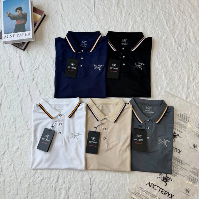 9358 Arc'Teryx Double Stripe Polo Shirt