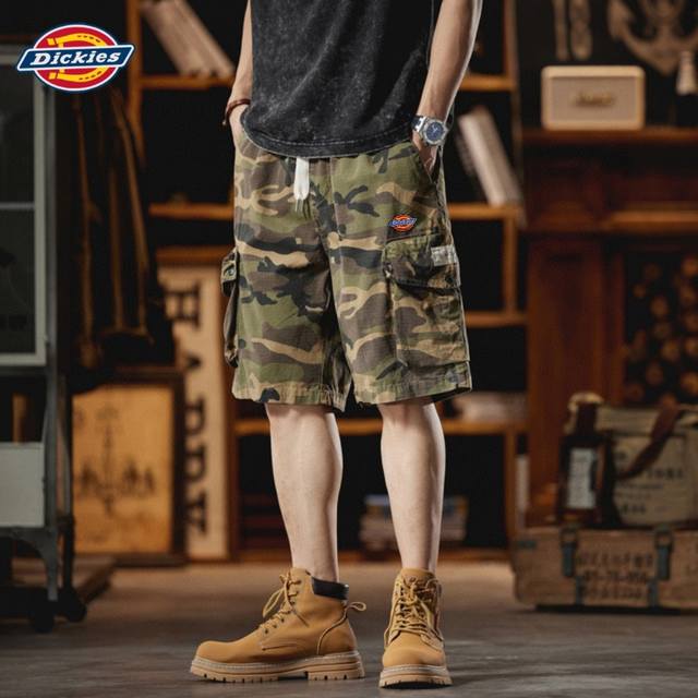 New Dickies counter quality cotton washed three-dimensional pocket workwear tren