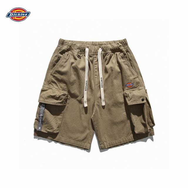 New Dickies counter quality cotton washed three-dimensional bag workwear trendy