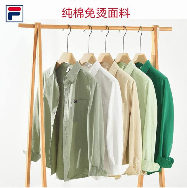 New Fila 25 high-quality pure cotton solid color embroidered Japanese style pers