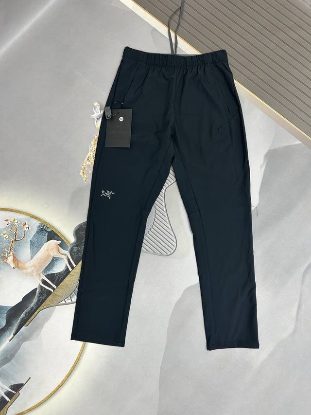 Details of Arc'teryx 25 Summer Men's Outdoor Lightweight Casual Pants with Embro