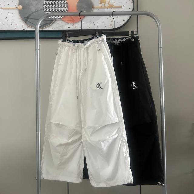 Ck paratrooper overalls double waist casual wide-leg pants Another pair of god-l