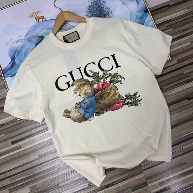 New exclusive customized high version Gucci summer bunny rice field frog graphit
