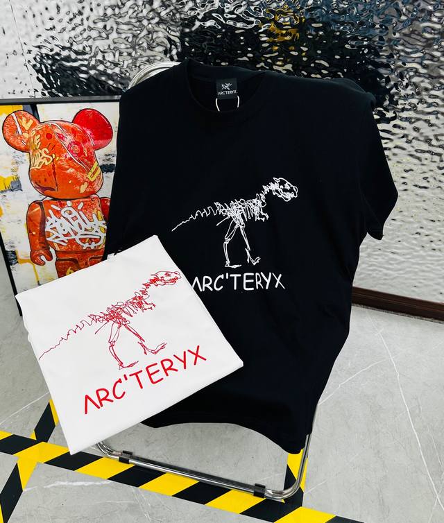 Bird Arc'Teryx 25 Summer New Printed Casual Loose Couple Short Sleeve T-shirt D9