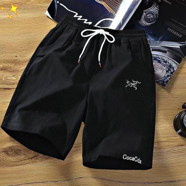 New arrival Arc'teryx washed cotton and linen contrast shorts, shorts, straight,