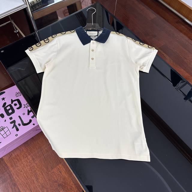 Gucci Classic Double G Web Polo Shirt - Top Version Different Currency