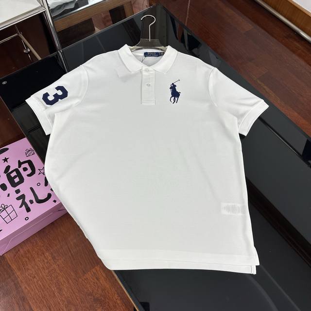 Ralph Lauren Classic Embroidered Malaysian Logo Polo Short Sleeve T-shirt