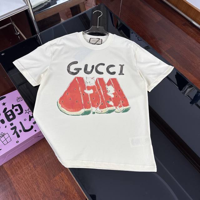 Gucci 2025 summer blockbuster new products are coming! Non-sense printed high-we