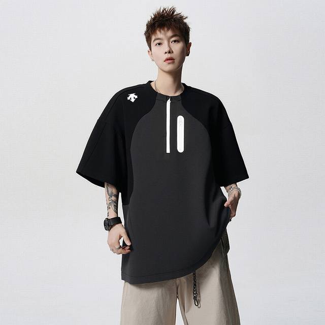 for Descente summer ice silk short-sleeved T-shirt, unisex, hot-selling item in