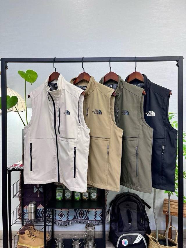 for The North Face four-color vest Tnf The North Face four-color vest, loose and