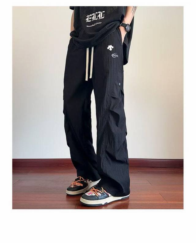 for Descente summer new men's training elastic waist sports casual quick-drying