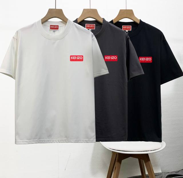 Kenzo's new closet couple round-neck short-sleeved T-shirt, the same style as th