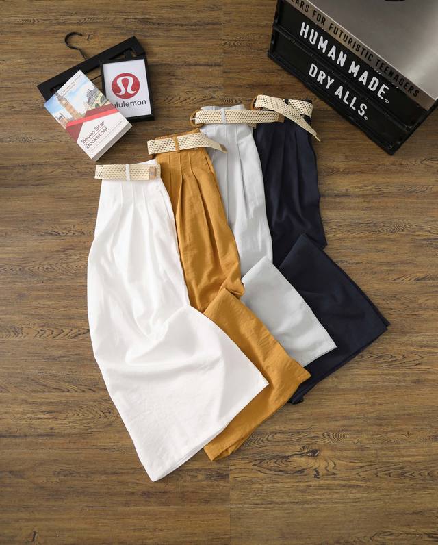 Lululemon Lululemon versatile casual nine-point wide-leg casual pants for women
