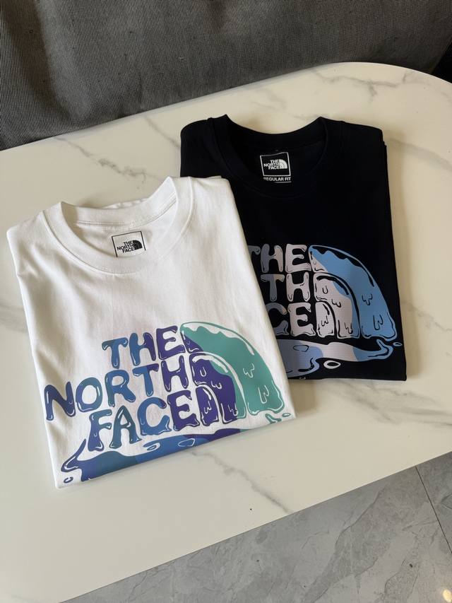 The North Face Travel Outdoor Series Casual Round Neck Printed Short Sleeve T-sh