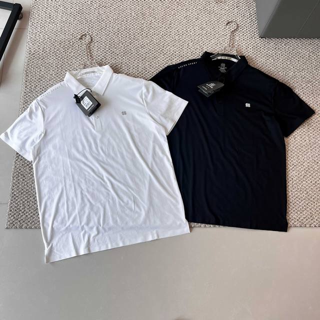 Kolon Sport Men's Seamless Taped Quick-Drying Technology Casual Sports Polo Shor
