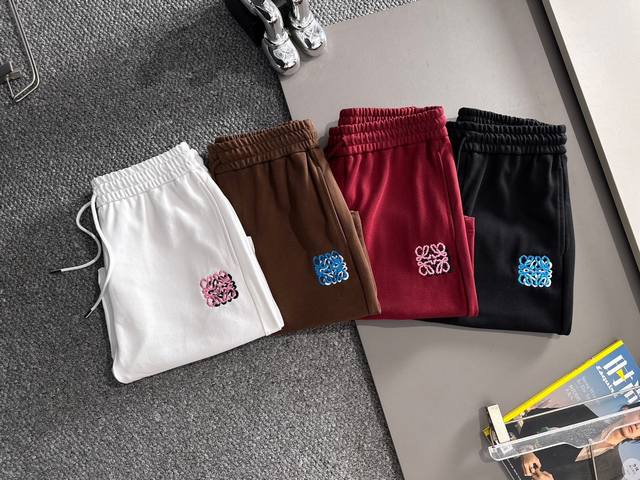 high version Loewe 2025 new light luxury high-density overlapping embroidery Log