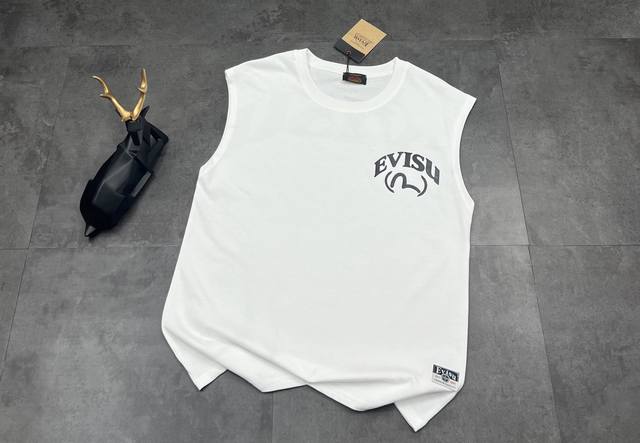New vests are available: 25Ss new summer style Evisu, this couple vest is so hig