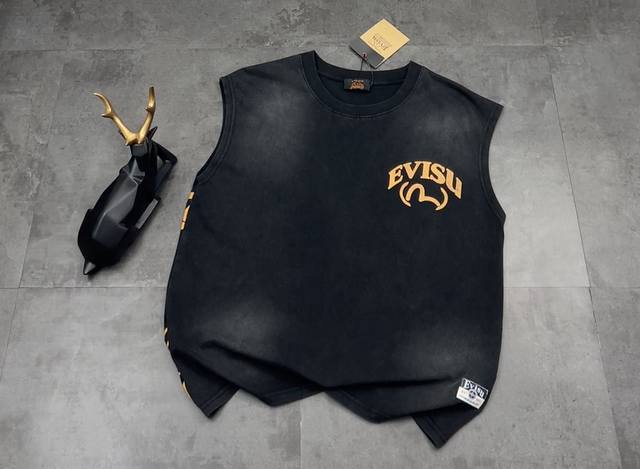 New vests are available: 25Ss new summer style Evisu, this couple vest directly
