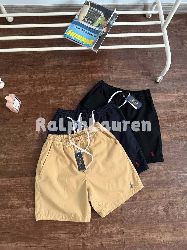 Ralph Lauren 25Ss Pony Embroidered Casual Old Money Style Yarn Shorts - Reshape