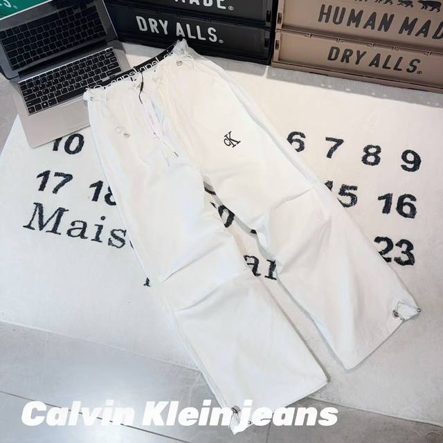 Ck Paratrooper Overalls Double Waist Casual Wide Leg Pants Paratrooper Pants Uni