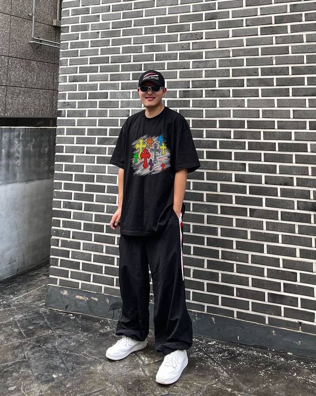 Chrome Hearts 22Ss cross ghosting couple short sleeves Made of 230g custom combe