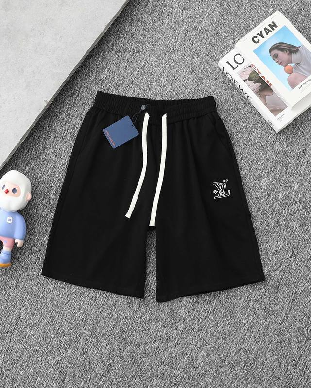 Louis Vuitton Lv embroidered Logo quick-drying ice silk shorts casual shorts The
