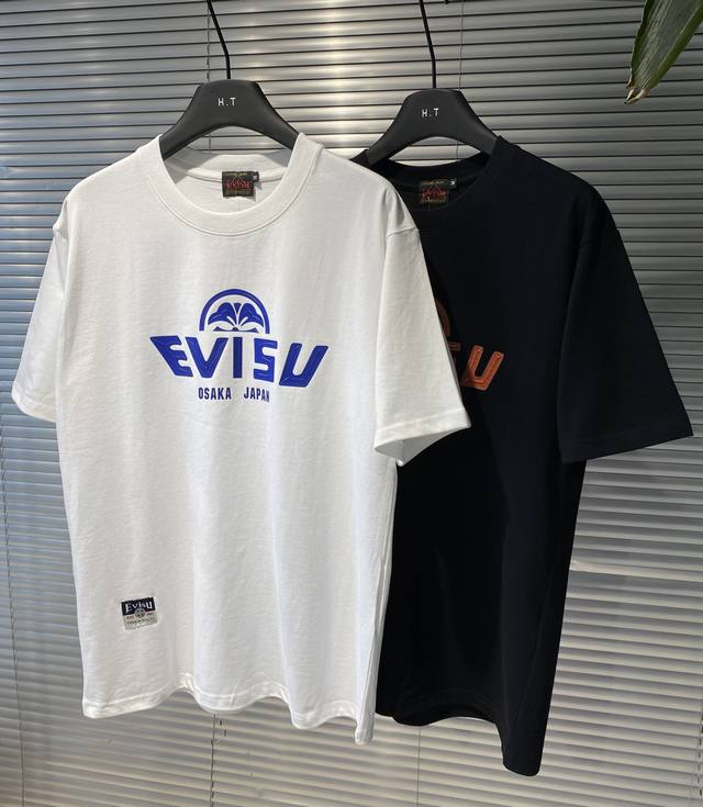 Evisu Fushen 25Ss Summer new popular fashion sports leisure unisex trademark T-s