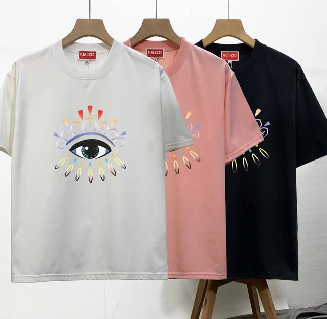 High-quality Kenzo new closet couple round-neck short-sleeved T-shirt, the same