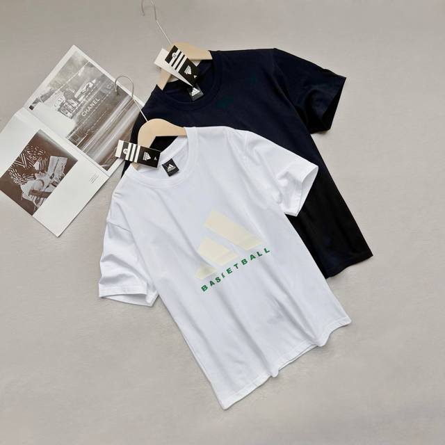 Adidas 25Ss counter joint Basktball short-sleeved T-shirt V fabric is made of 26