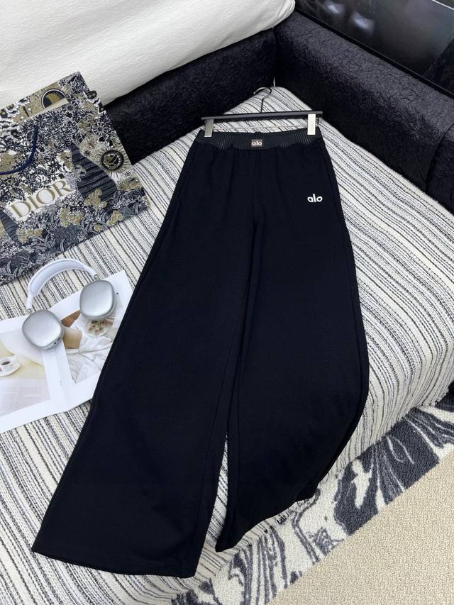 Alo letter print custom webbing sports casual pants Style number: 25670705824 Co
