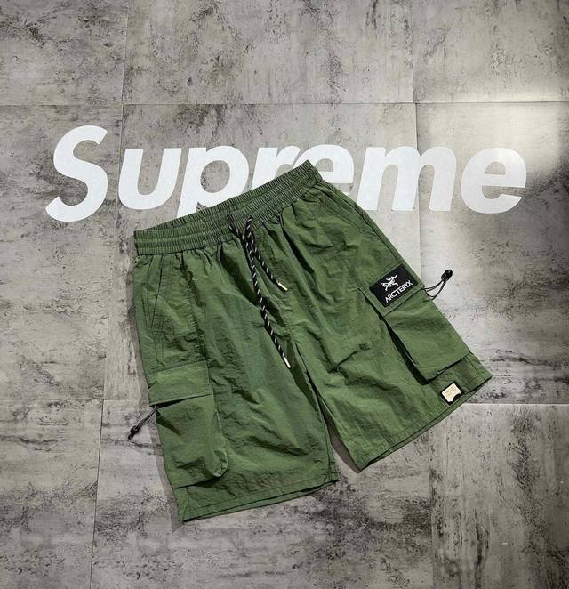 Arc'teryx splicing designer retro casual couple shorts The fabric is quick-dryin