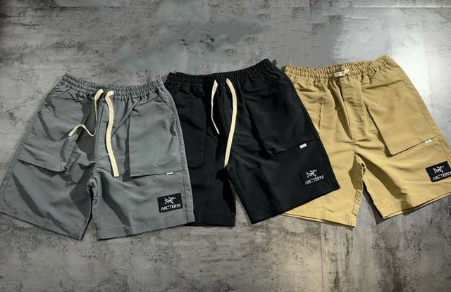 Arc'teryx splicing designer retro casual couple shorts Breathable and comfortabl