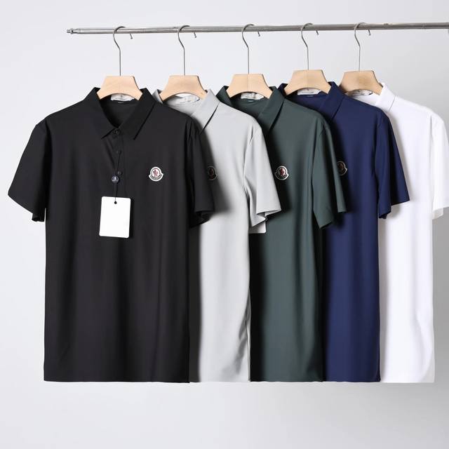 Moncler's new casual business Polo shirt, new summer model for 25 years. Top-lev