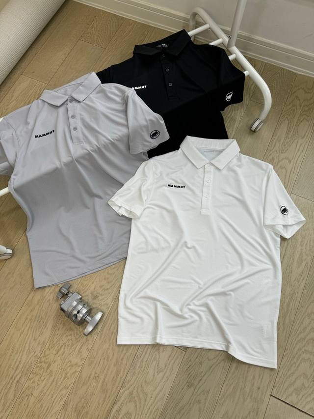 Mammut 25Ss Men's Casual Sports Quick-Drying Breathable Polo Shirt Short Sleeves