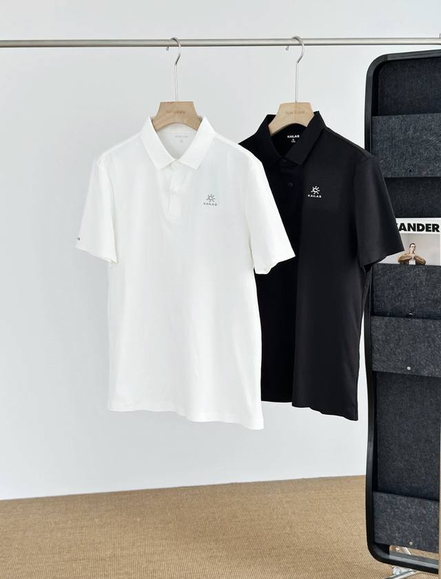 Kailas men's lapel basic sleeve Polot shirt The classic logo on the chest is thr