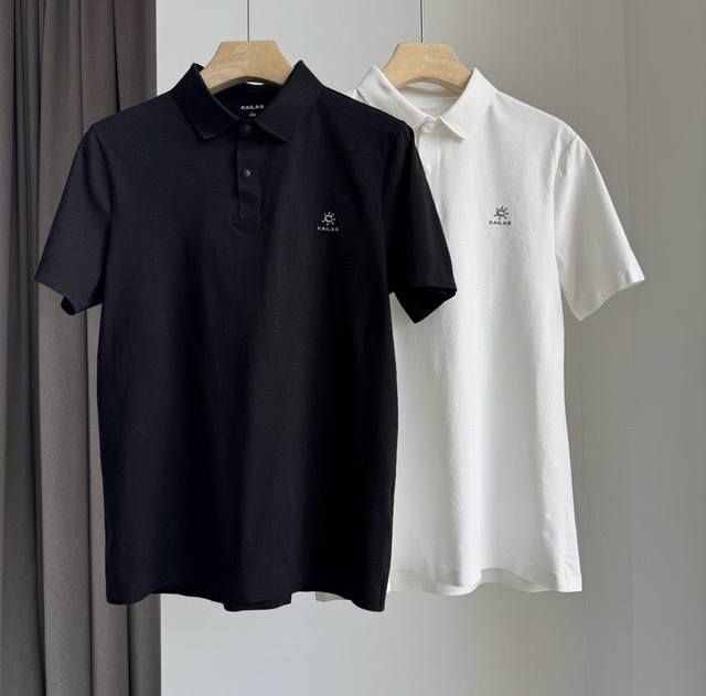 Kailas men's lapel basic sleeve Polot shirt The classic logo on the chest is thr