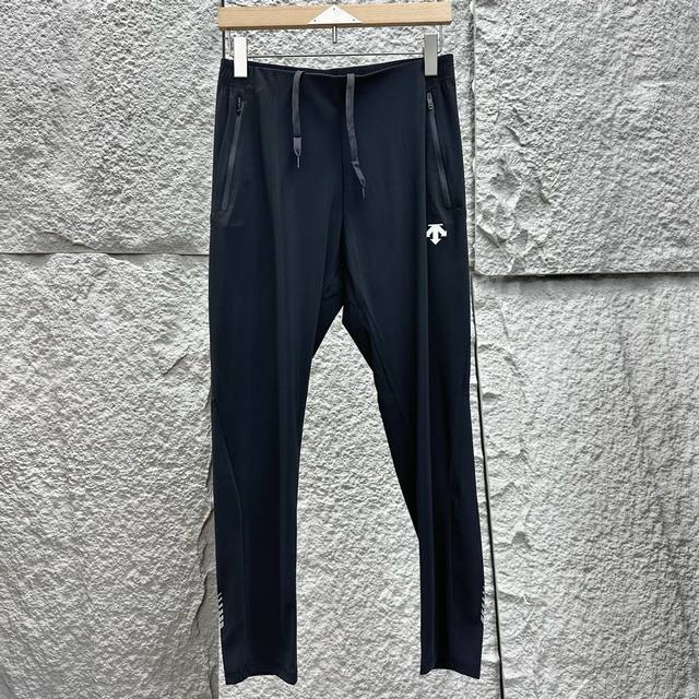 New spring and summer Descente men's ice silk trousers, drapey, breathable, ligh