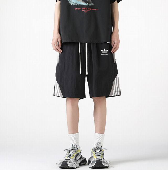 Adidas & Balenciaga joint quick-drying shorts, the same style for men and women,