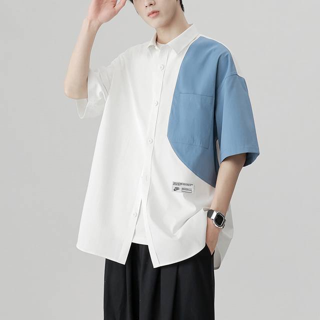 New arrival [Jiangsu Changshu stall. Original label new short-sleeved shirt] New