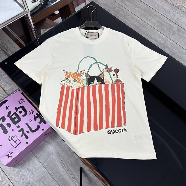 Gucci 2025 summer blockbuster new products are coming! Non-sense printed high-we