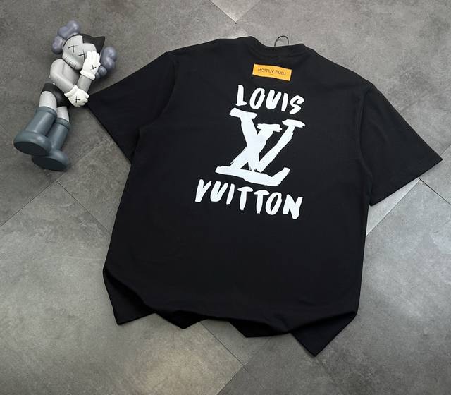Louis Vuitt Louis Vuitton full print short-sleeved T-shirt Specially customized