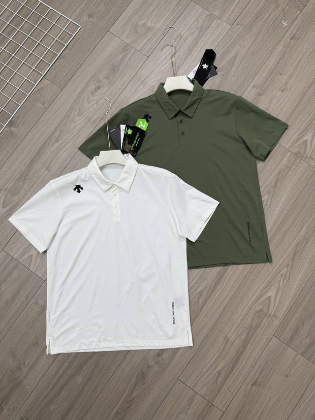 Details of the new Descente quick-drying Polo shirt Descente Training series com