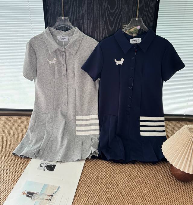 Price P: Product name: Thom Brown* Preppy Puppy Polo Neck Pleated Dress Size: ML