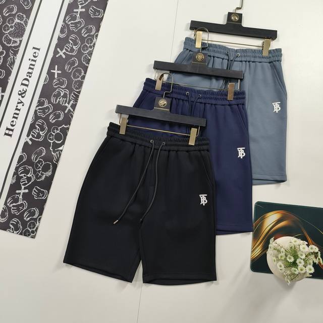 Size S-Xl Classic Burberry shorts 2025 summer new war horse embroidered shorts e
