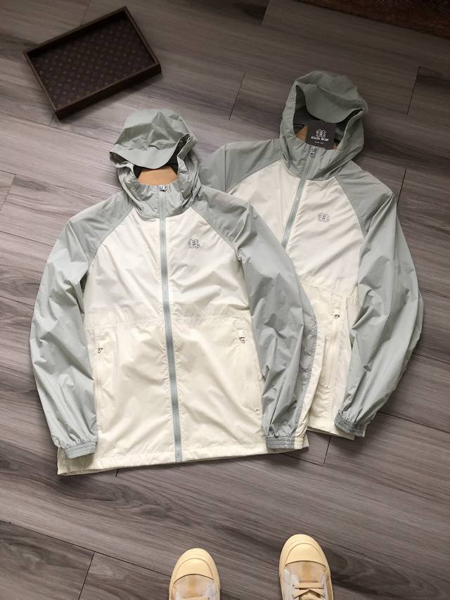 K Wind Logo Logo offset printing men's and women's color matching all-weather ou