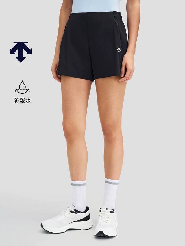 Descente Awaken Women's Pro Water-Repellent Woven Shorts These shorts are made o