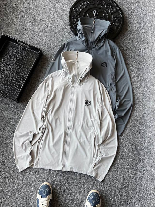 Top-notch cool sunscreen! Popular item! Loewe skin suit with detachable hooded j